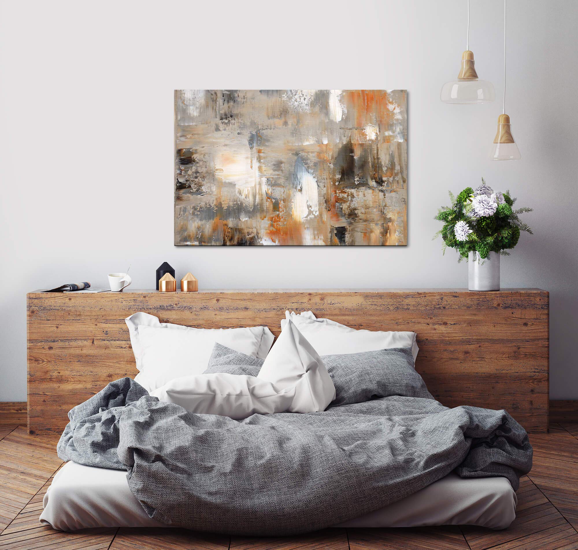 Paul Sinus Art Abstrakt 180 x 120 cm Inspirierende Fotokunst als Wandbild auf Leinwand in XXL Format