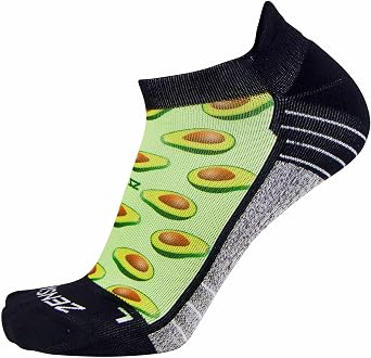 Zensah Limited Edition No-Show Running Socks - Anti-Blister Comfortable Moisture Wicking Sport Socks for Men and Women