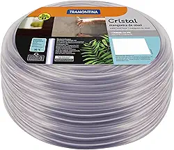 TRAMONTINA MANGUEIRA EM PVC CRISTAL PARA JARDIM, ESPESSURA DE 1,5MM E 50 METROS DE COMPRIMENTO
