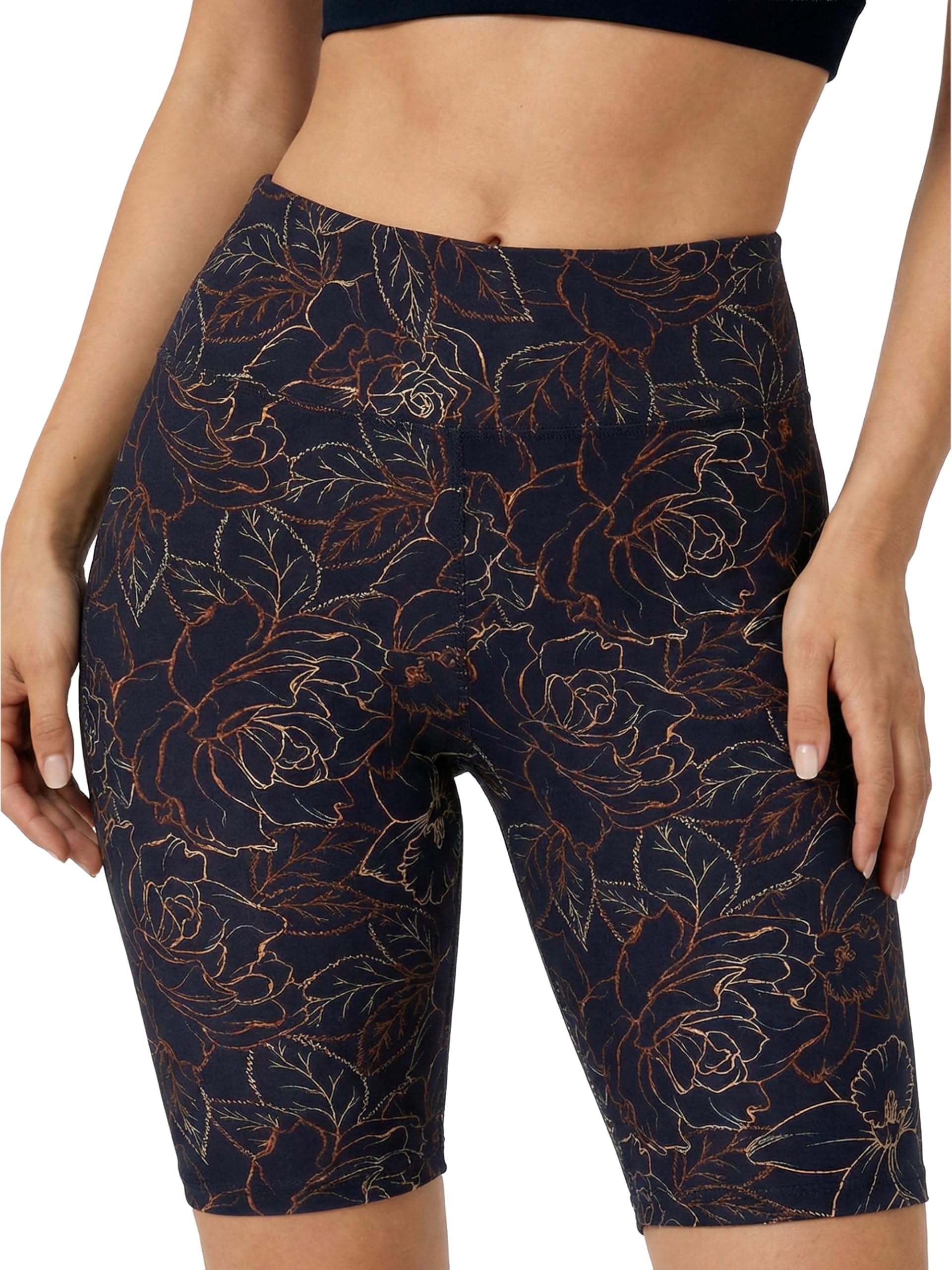 Conceited High Waisted Ultra Soft Leggings for Women - Full Length, Capri Length and Biker Shorts - Available in Plus Size