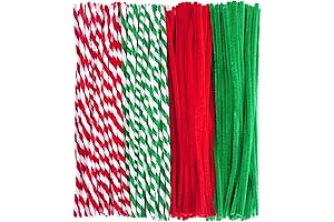 Christmas Pipe Cleaners: 400 Pieces of Festive Fun