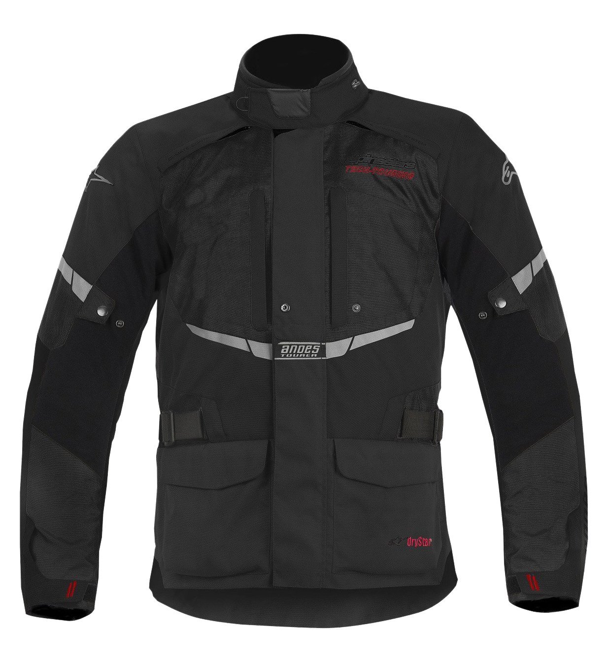 Alpinestars Andes Drystar Waterproof and Breathable Motorbike Jacket. 4XL Black