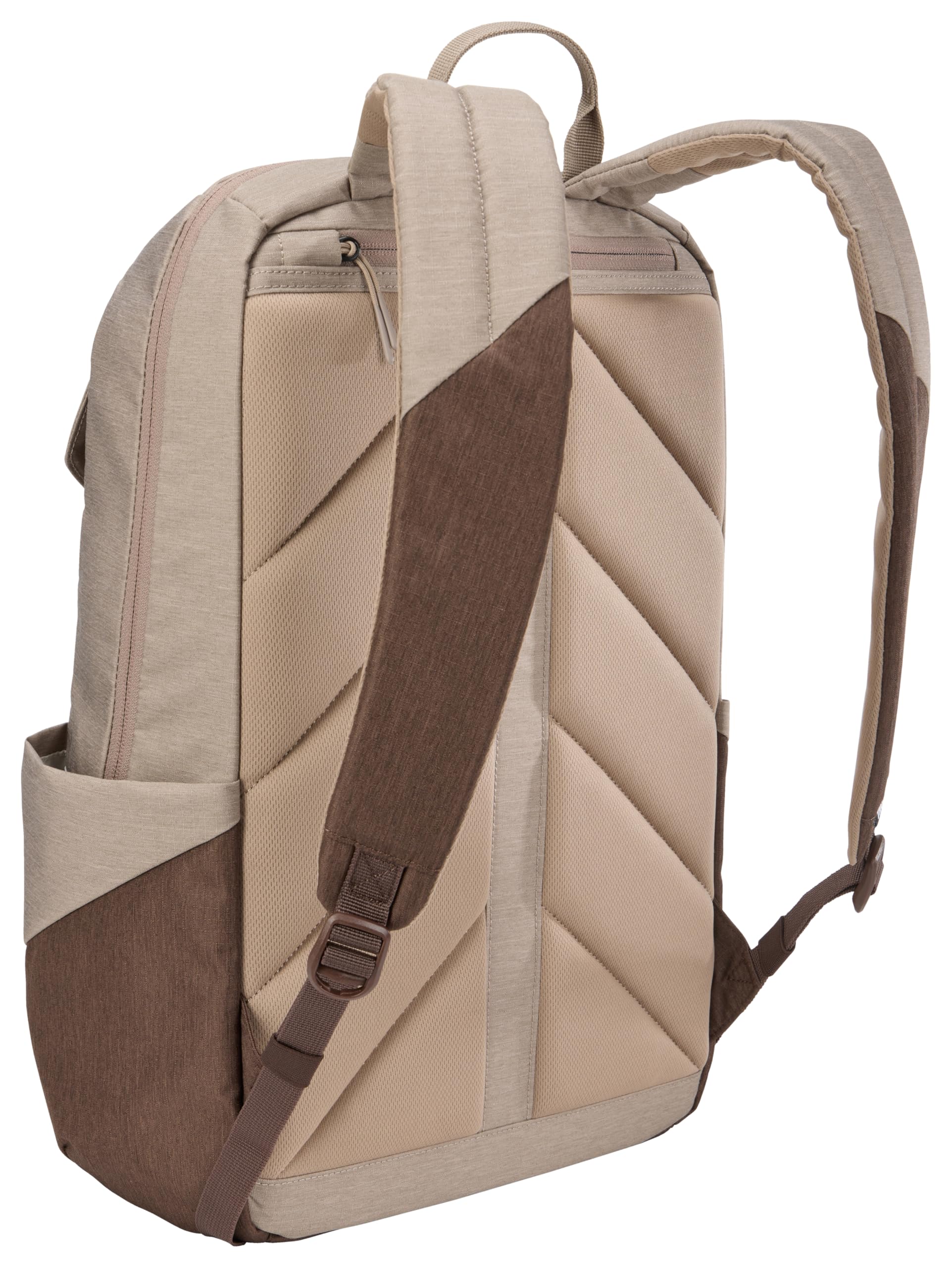 Thule Lithos - Mochila de 20 L, bolsillo acolchado para portátil de 16”, organizador de bolsillo frontal, compartimento de almacenamiento grande, bolsillo lateral para botellas