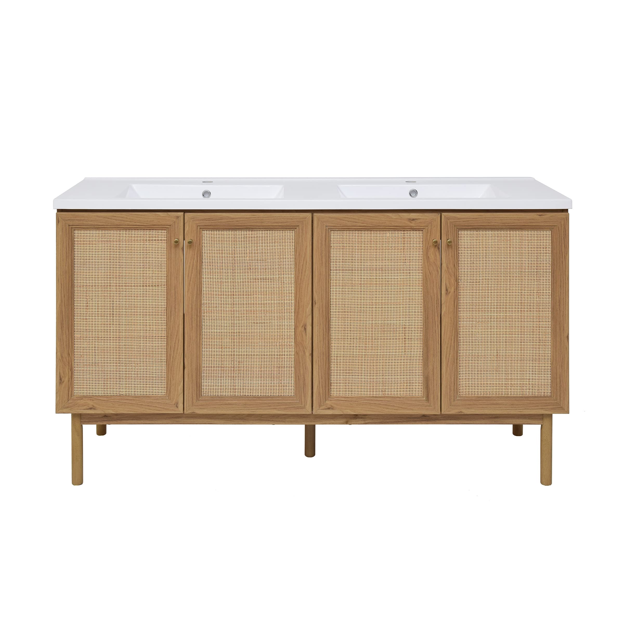 Swiss Madison SM-BV666 Bathroom-Vanities, 60 Inch, Oak