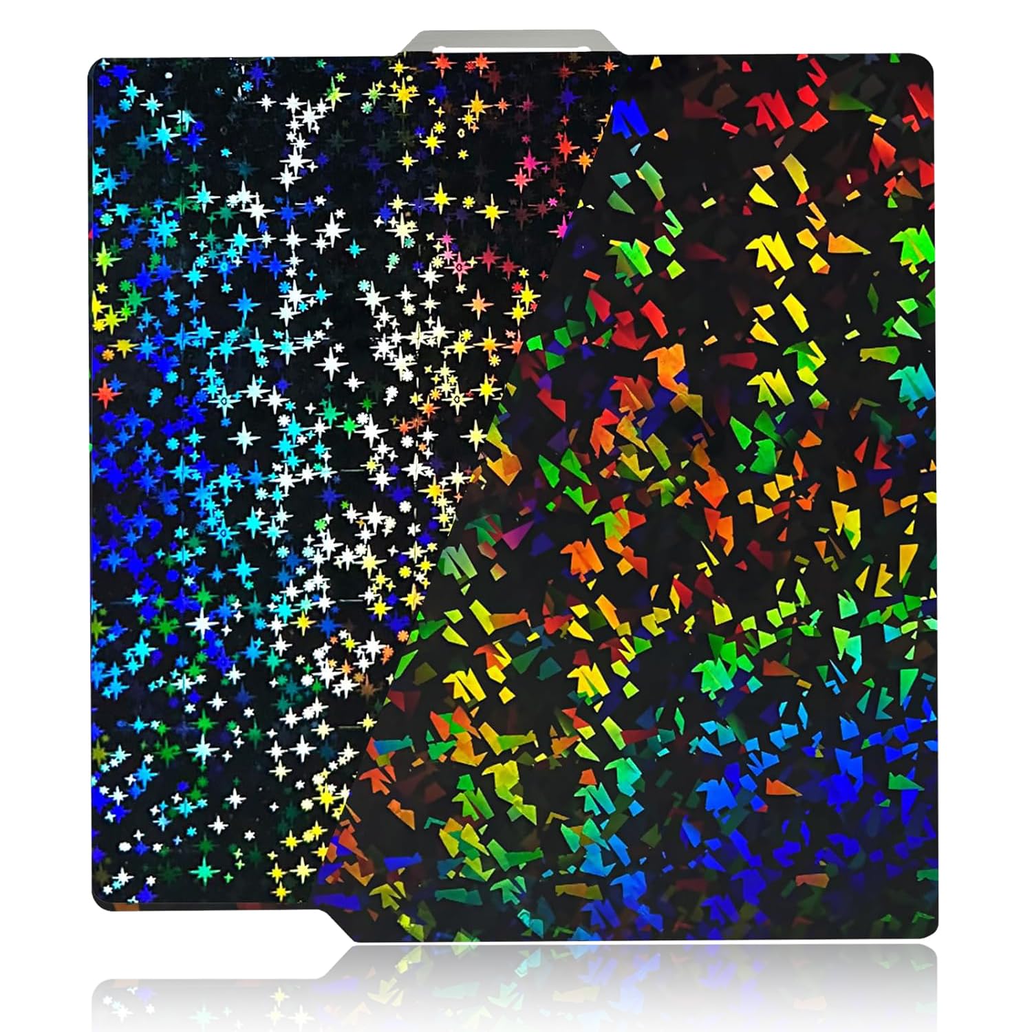 IdeaFormer Plaque d'impression double face texturée Confetti PEF+Starry PEY pour Bambulab X1 X1C X1E P1P P1S A1, en acier à ressort PEF+PEY Spring Steel Plaque lisse pour imprimante 3D Bambu Lab