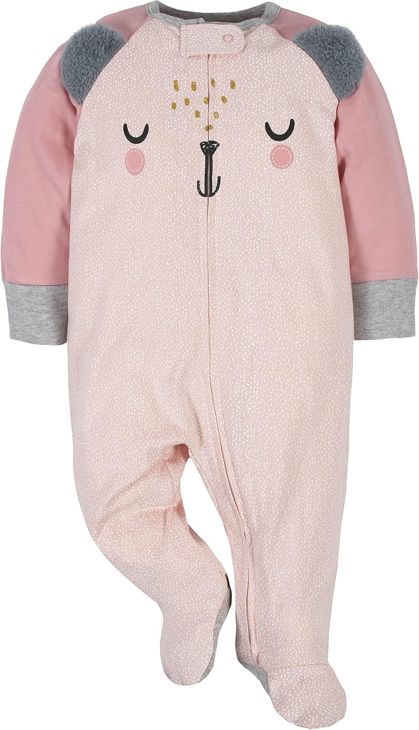 Gerber 8-pack Short Sleeve Onesies and 4-Pack Sleep 'N Play Clothing Bundle