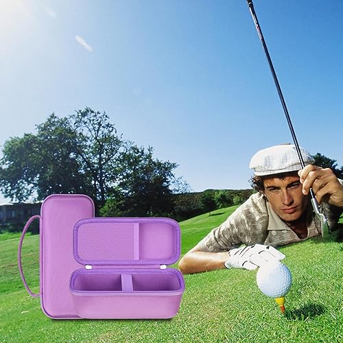 Miniatura 19 de BOVKE Funda de transporte para Bushnell Wingman 2/Bushnell Wingman Golf GPS Bluetooth altavoz, bolsillo de malla adicional para cables de carga