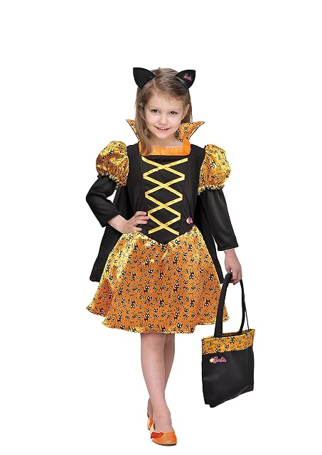 Ciao- Barbie Kitten Witch brujita Halloween Special Edition vestido disfraz original niña (Talla 10-12 años)