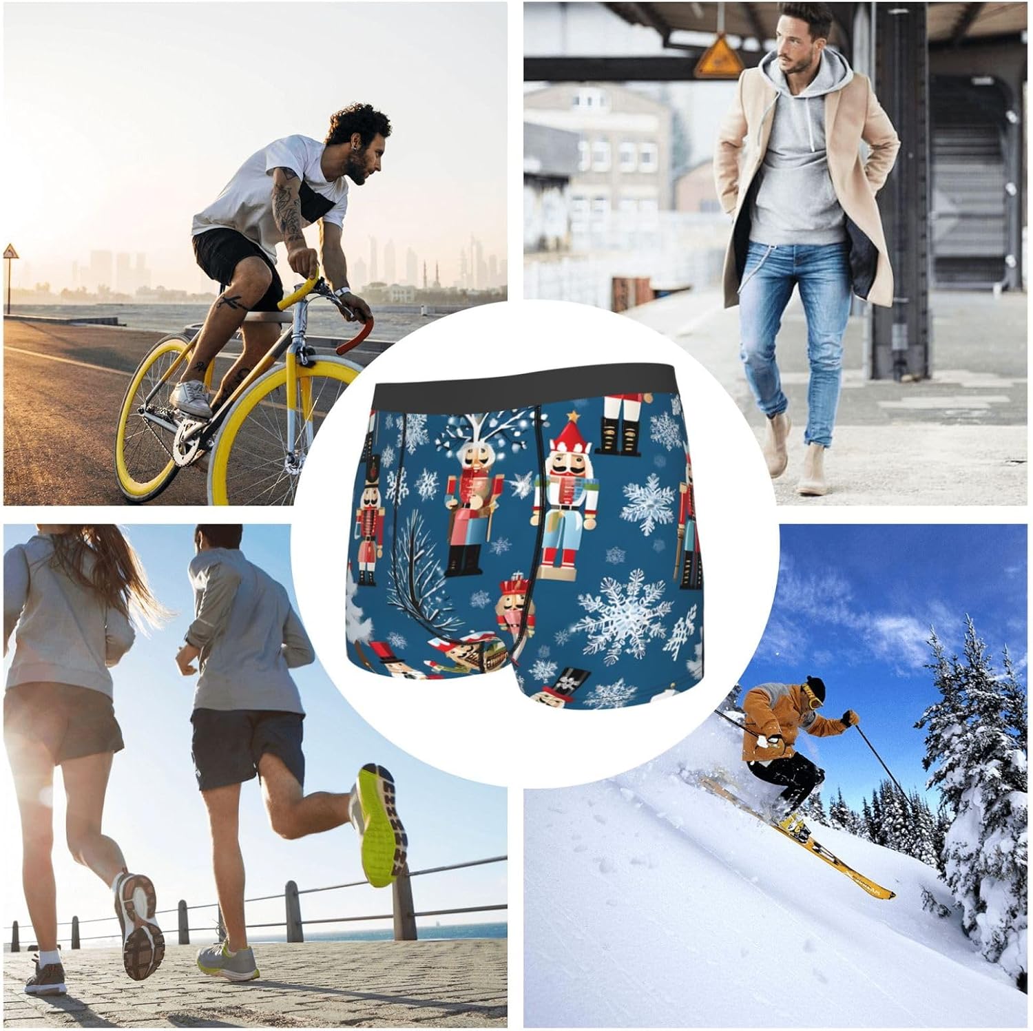 (Women'S Nutcracker Ballet Xmas Dance - Men'S Boxer Briefs, Comfort Fit For All-Day Wear