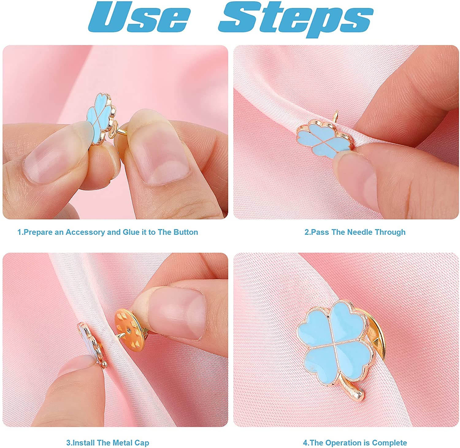 80 Paar Stecknadeln Mit Blanko-Stiften – 9 Mm Lang, In Silber & Gold, Für DIY & Schmuck