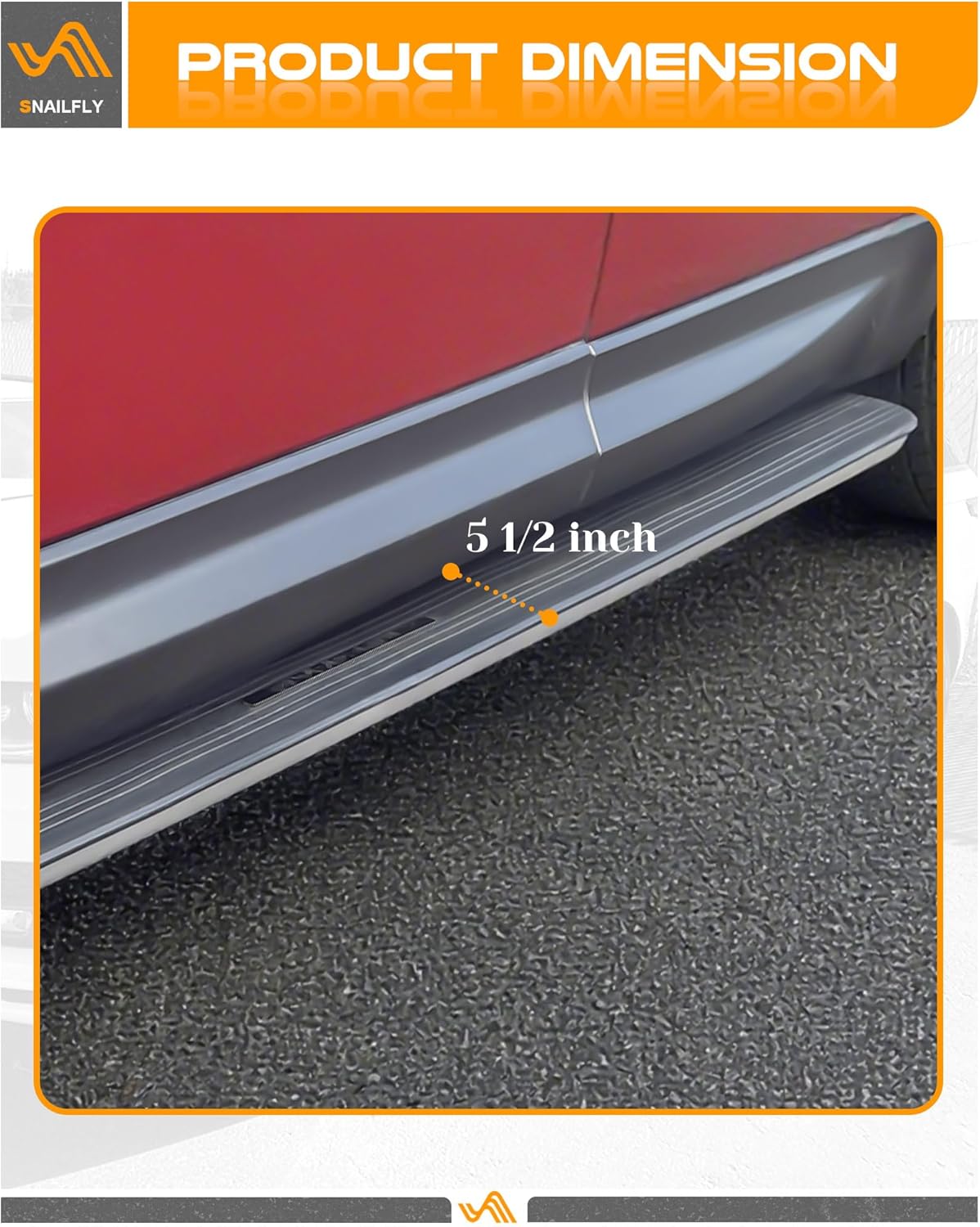 Snailfly Original Style Running Boards Fit for Land Rover Range Rover Sport 2014-2022 Side Step Nerf Bar