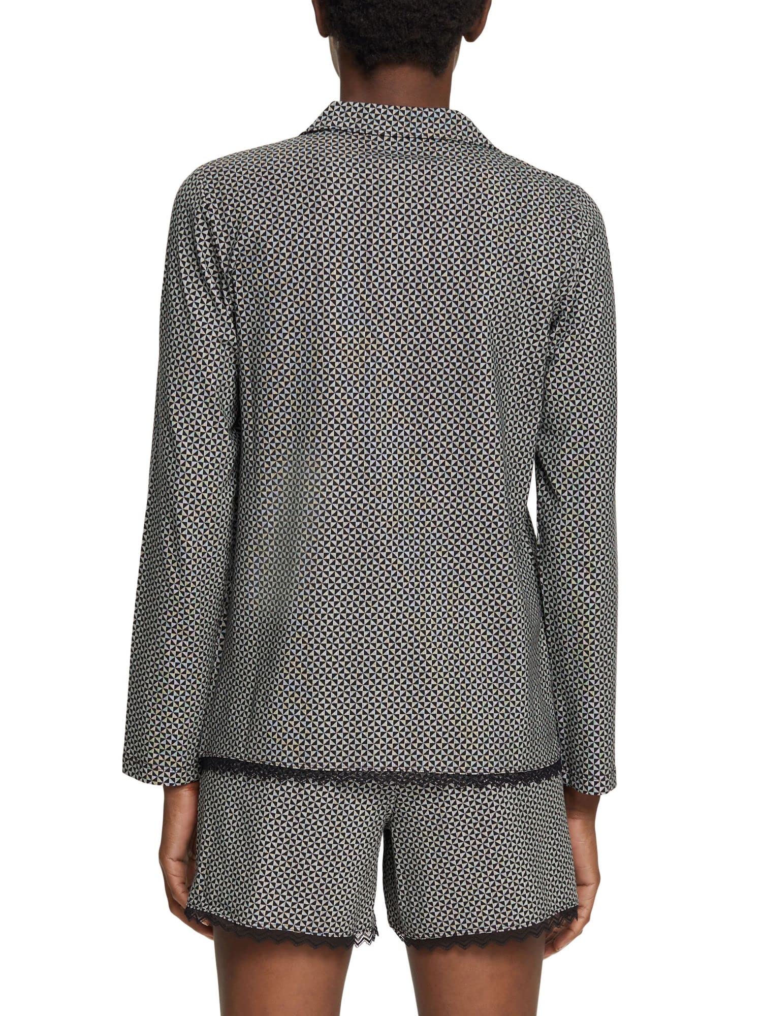 ESPRIT Góra od pidżamy Kobiety Printed Cotton Lace Sus S.shirt_a_l