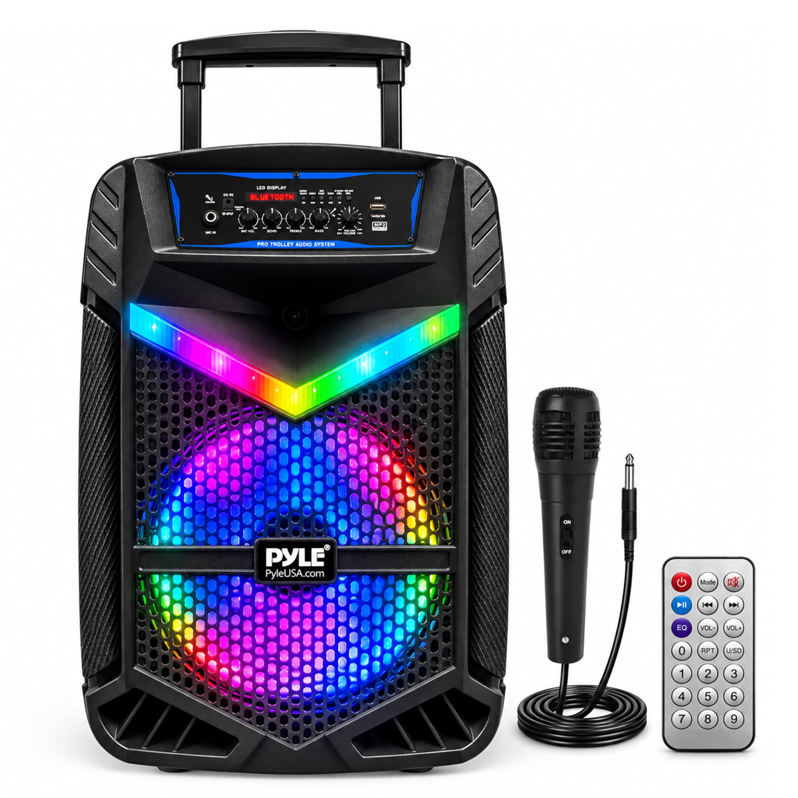 Portable Bluetooth PA Speaker System - 1200W Rechargeable Outdoor