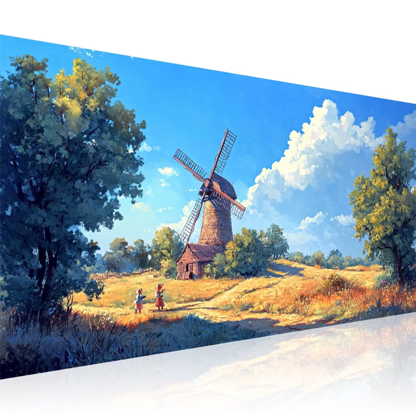 Diamentowa sztuka, krajobraz, 5D, malarstwo diamentowe, farma, kryształ, sztuka, 50 x 100 cm, pełne wiercenie, haft krzyżykowy, dla dorosłych i dzieci, rękodzieło, hobby, mozaika, obrazy na płótnie do