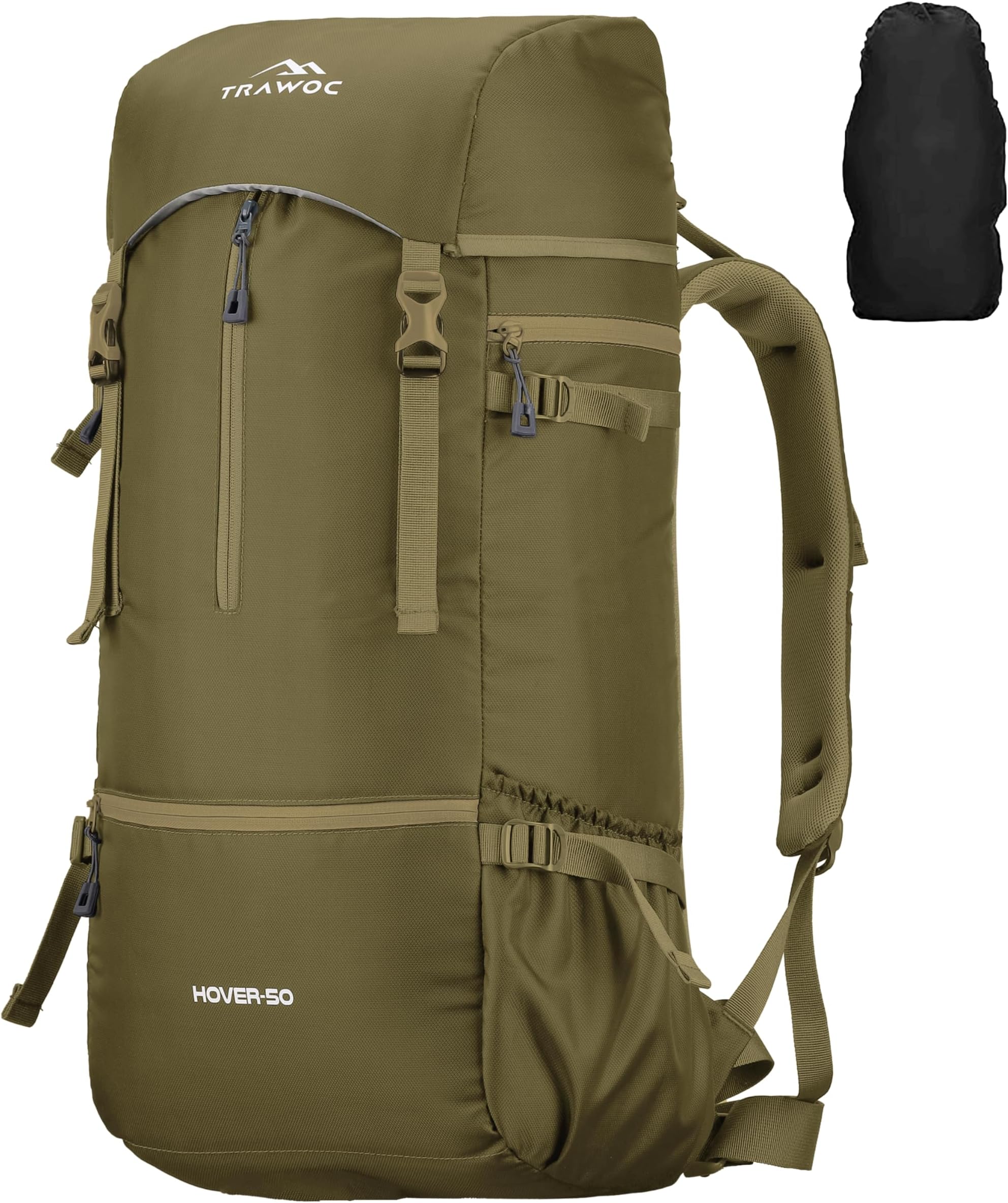 TRAWOC GLIDE 50 ltrs Rucksack Bag for Men & Women Travel Backpack for for Trekking & Hiking