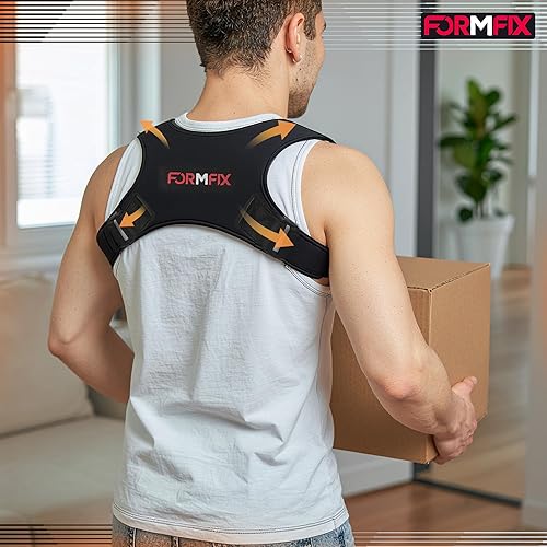 Miniatura 5 de Soporte de espalda superior para hombres y mujeres, corrector de postura ajustable para hombres, alivio del dolor de espalda y alineación de columna