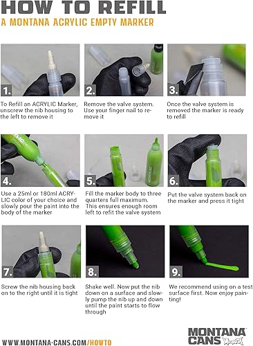 Miniatura 2 de Montana Cans Rotuladores de pintura acrílica, transparentes, 1 unidad (paquete de 1)