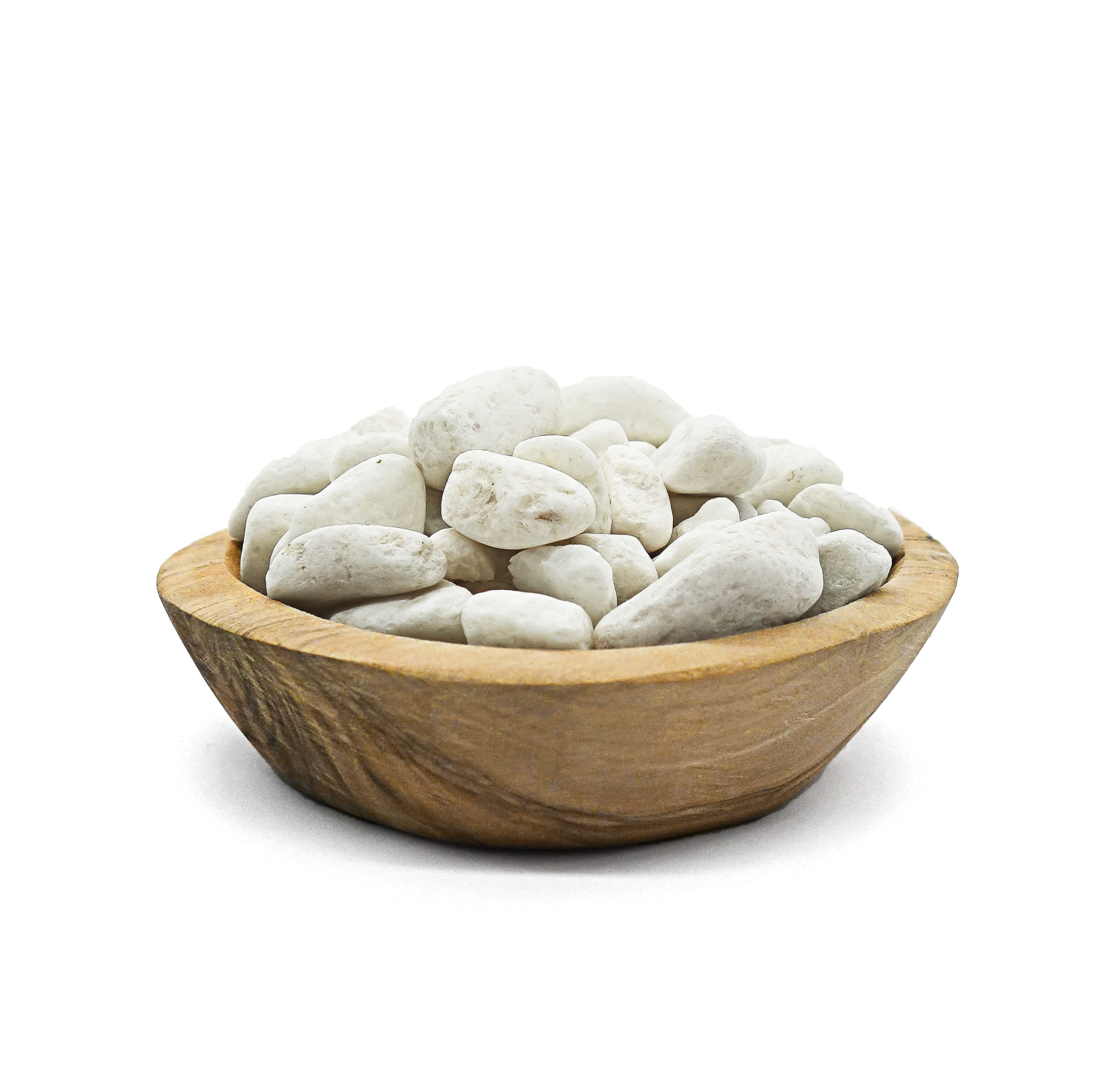 Galet Blanc 1,8Kg - Galets Decoratif - Galet Aquarium - Cailloux Decoratif - Galets Blanc Jardin - Gravier Jardin Exterieurr (6-10 mm) (Blanc)