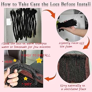 Amazon.com : Locs Extension Human Hair 8 Inches 30 Str