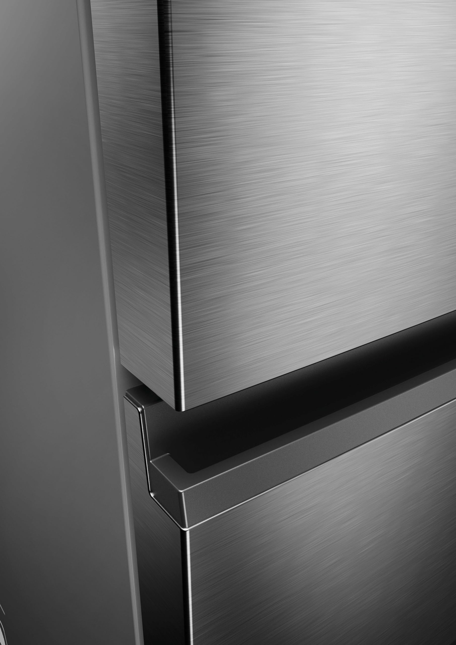 Haier Kühl-Gefrierkombination 3D 60 SERIES 3 PRO HTR3620CNMG I 2,05 m, No Frost I Energieeffizienzklasse C I Kühlschrank mit Gefrierfach freistehend, Fassungsvermögen 414L I Fresh 0°-Fach