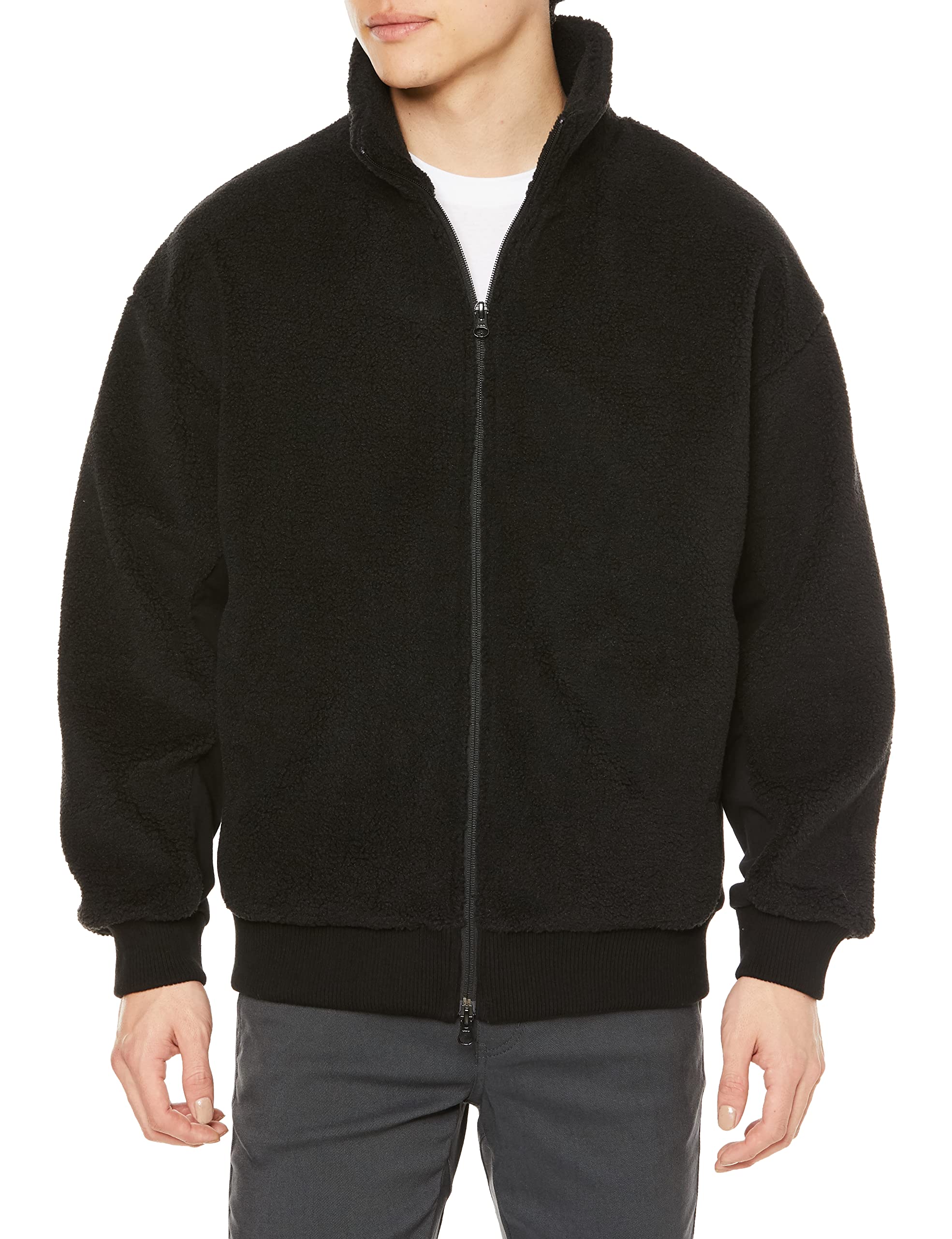 LANVIN ブルゾン Amazon | [ランバンオンブルー] Wジップ スタンドボアブルゾン99048