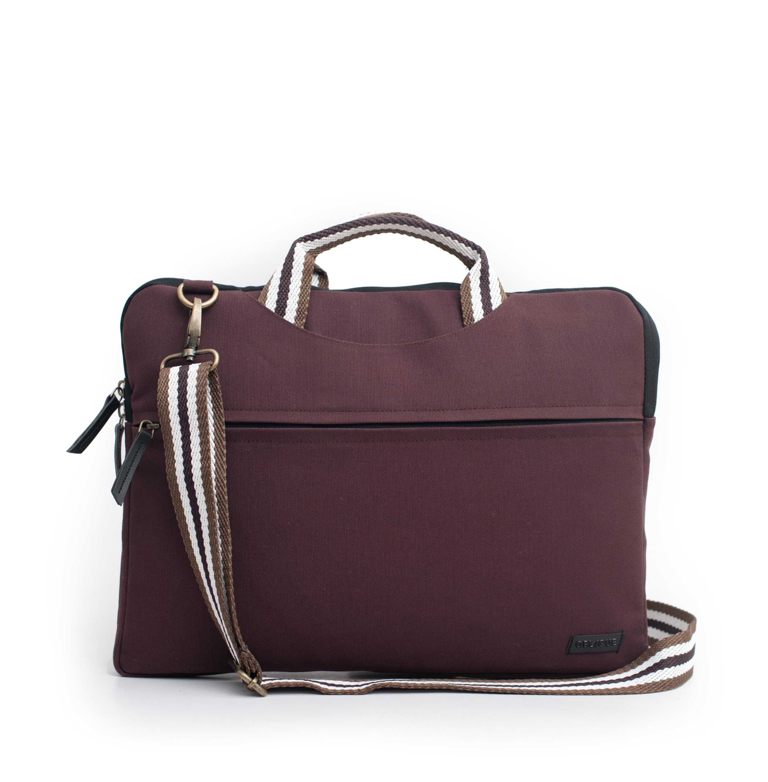 OBLIQUE Laptop Messenger Bag with Handle & Shoulder Strap fits up to 15.6" Laptop/MacBook sling Laptop Bag for Men & Women | Salsa (Burgundy) (B0CYGR1QR9) Amazon Price History, Amazon Price Tracker