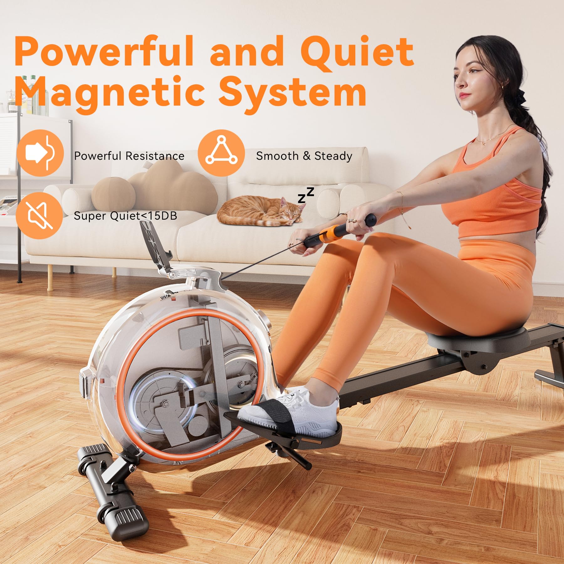 For Small Spaces AVARI By Stamina Conversion II Recumbent Rower
