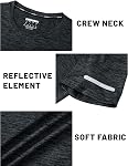 TACVASEN Men's Athletic T-Shirts Quick Dry Short Sleeve Crew Neck Running Workout Gym T-Shirt