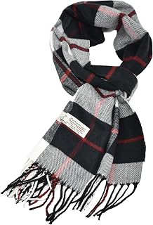 Glory Max Classic Plaid Striped Luxurious Checked Pattern Winter Scarf For Men Women Soft Cashmere Feel 72"x12"