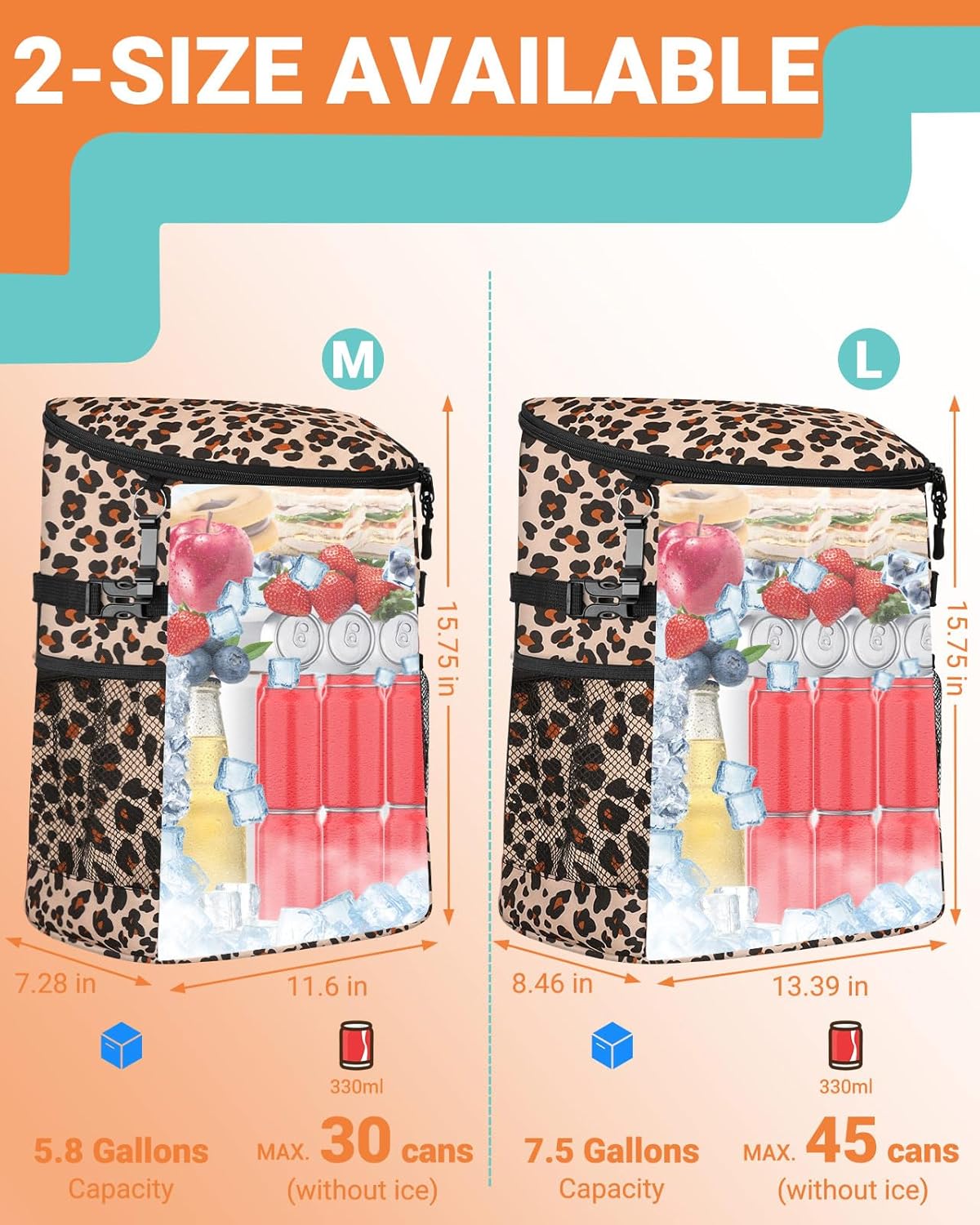 ユニハイキング用キャンプクーラーバックパック