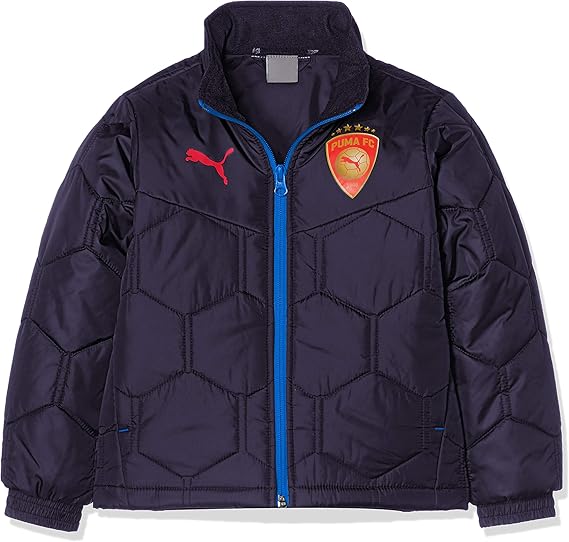 Amazon プーマ サッカーウェア ナカワタジャケット ジュニア キッズ ニューネイビー 02 日本 160 日本サイズ160 相当 サッカー フットサル ボーイズ 通販