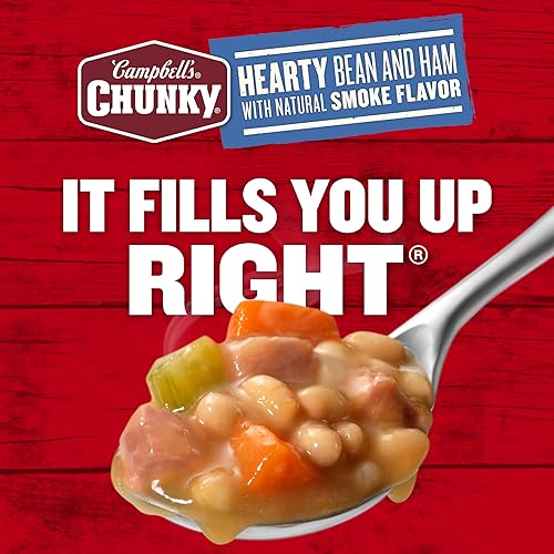 Miniatura 16 de Campbell’s Chunky - Sopa de papa y jamón a la antigua, lata de 18.8 onzas (paquete de 12)
