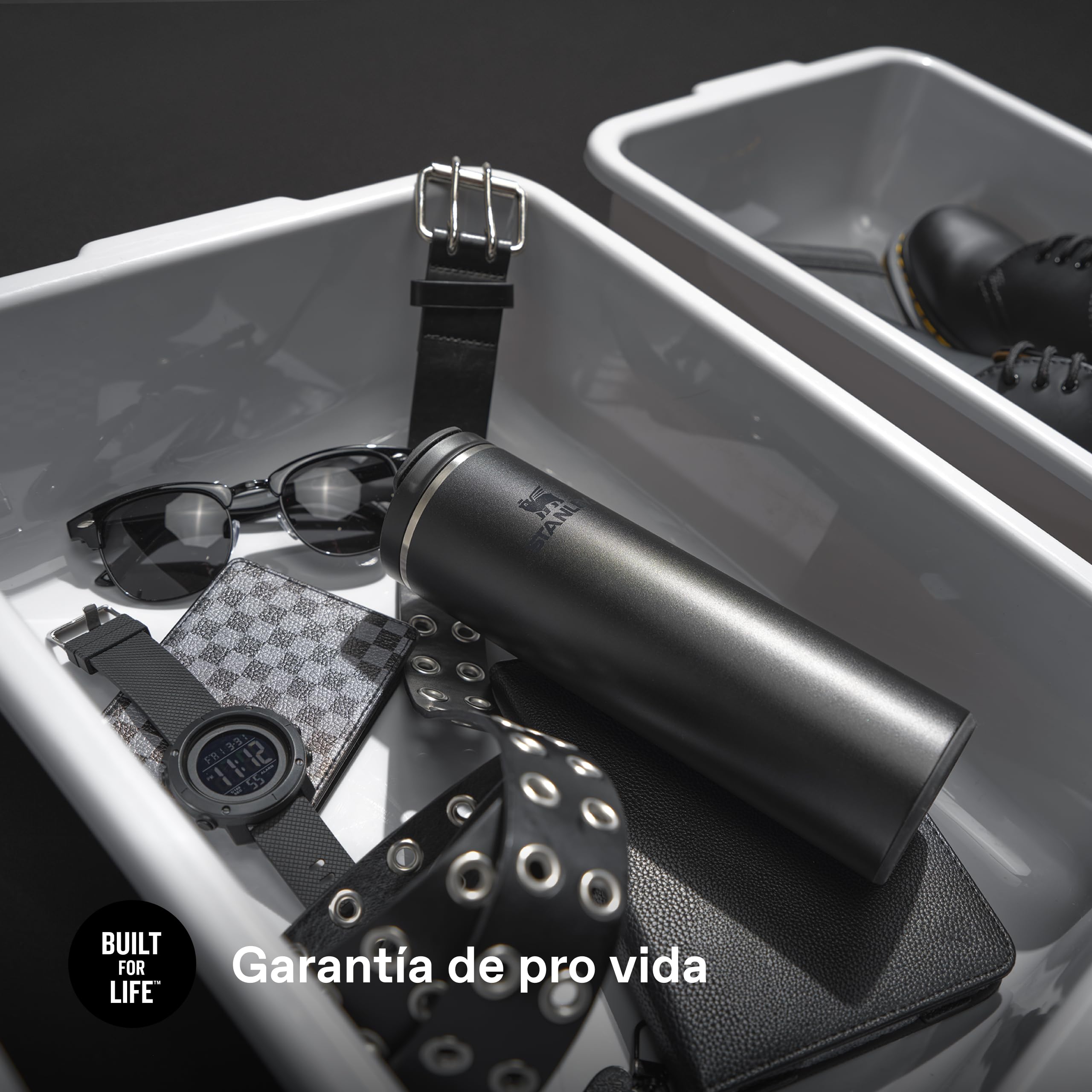STANLEY Aerolight Transit Taza de Viaje 0.35L - Mantiene 4 Horas Caliente - 6 Horas Fría - Apta para Lavavajillas - Antigoteo - Compatible con Portavasos de Coche - Rose Quartz