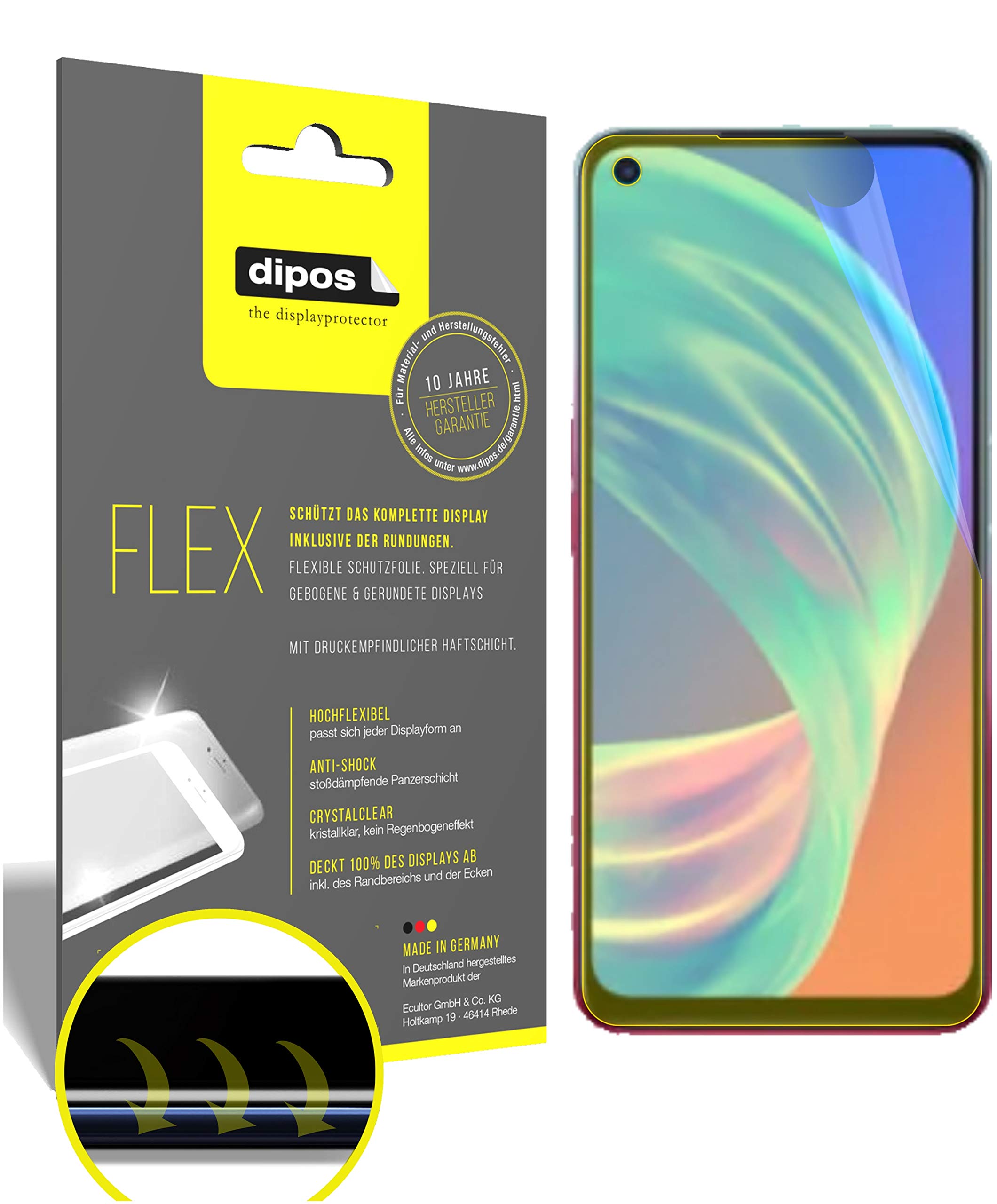 dipos I 5X Pellicola Protettiva Compatibile con Oppo Watch Free