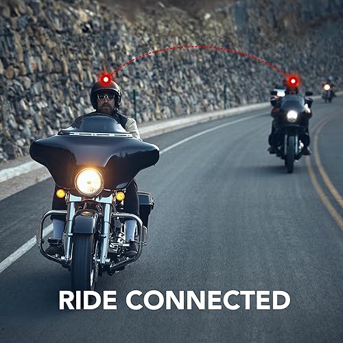 Miniatura 4 de Sena Cavalry 2 Mesh Intercom - Medio casco para motocicleta, sistema de comunicación integrado (negro mate, pequeño)