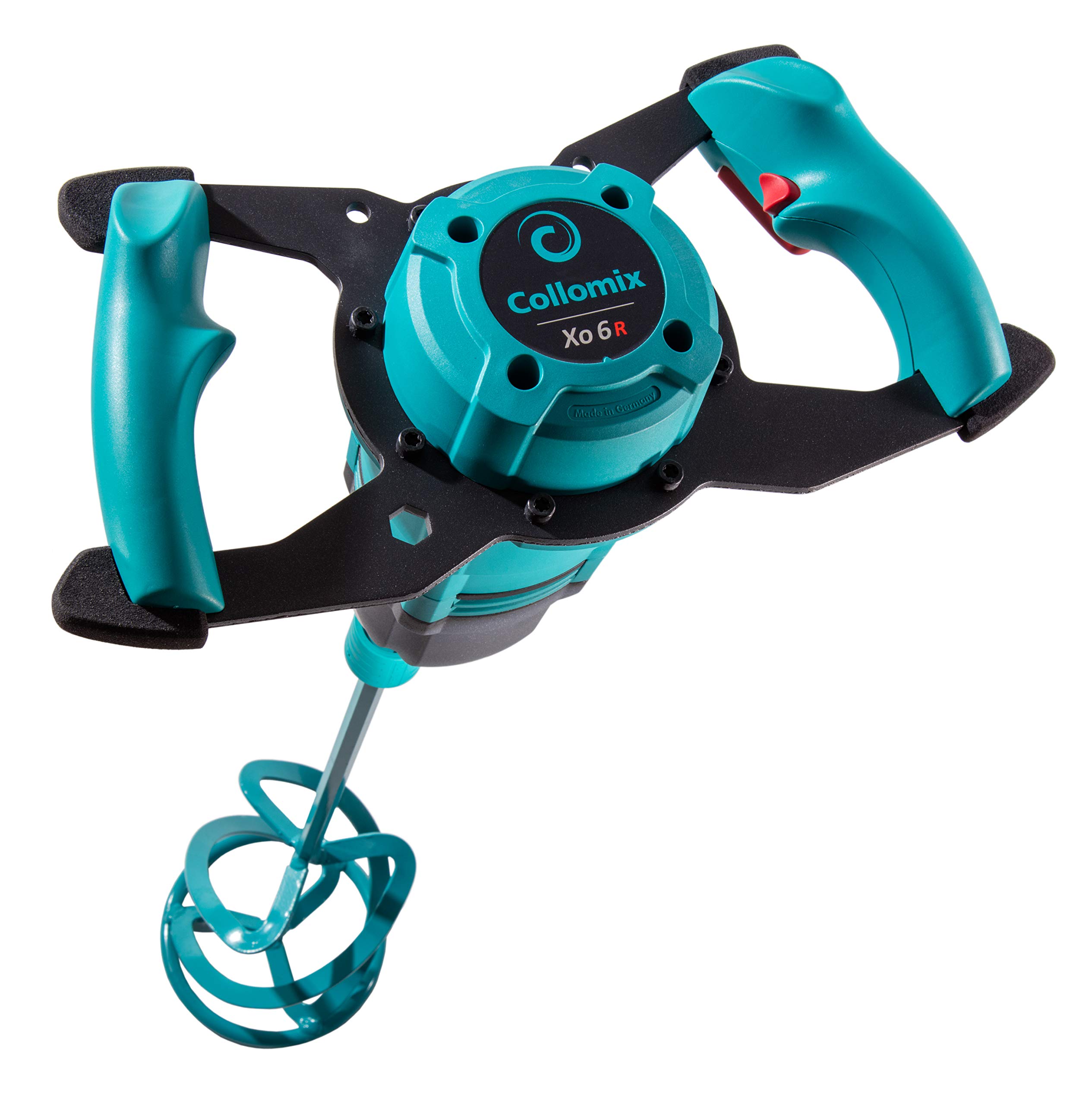 COLLOMIX 25.142 - Mezcladora manual con anclaje de varilla rápida Hexafix Xo-R (1.750 W)
