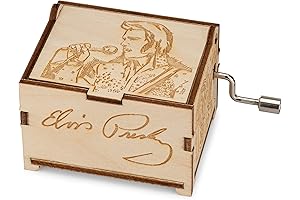 Elvis Presley Mini Music Box with Can't Help Falling in Love -...