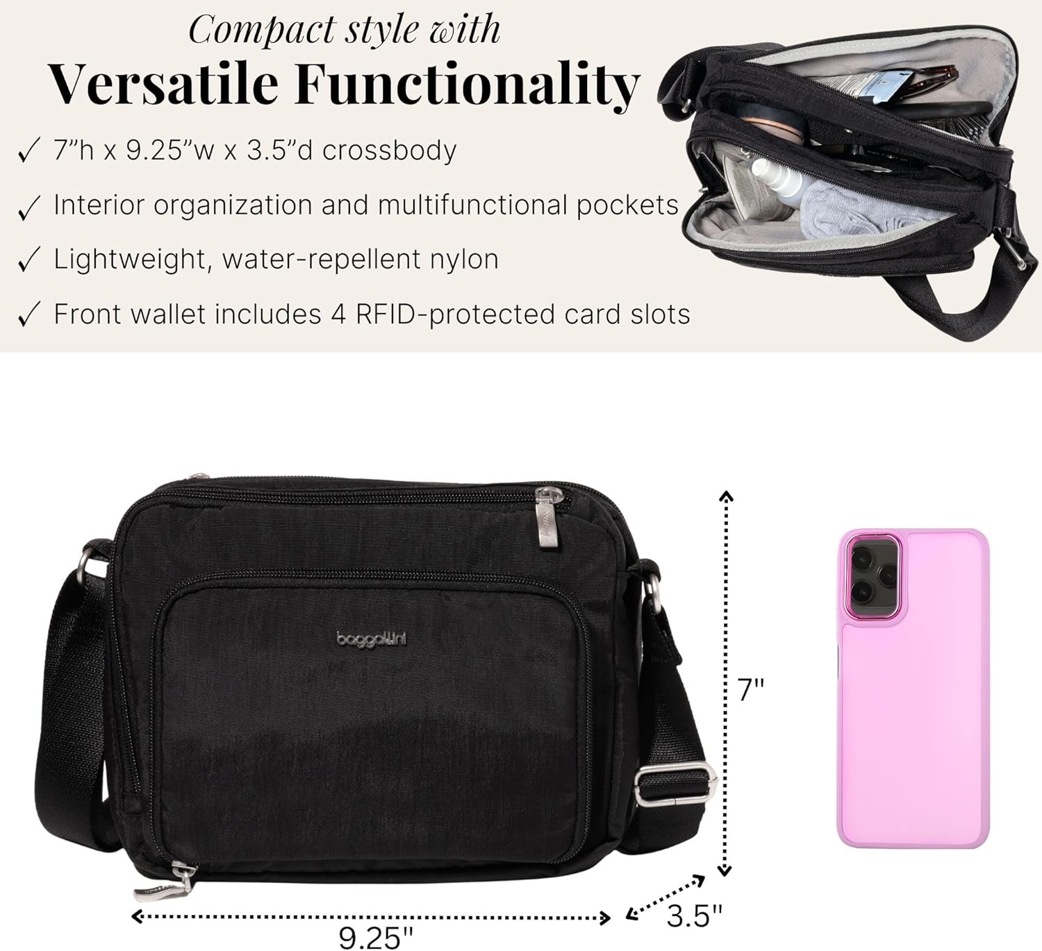 Baggallini womens Modern Camera Bag - Image 3