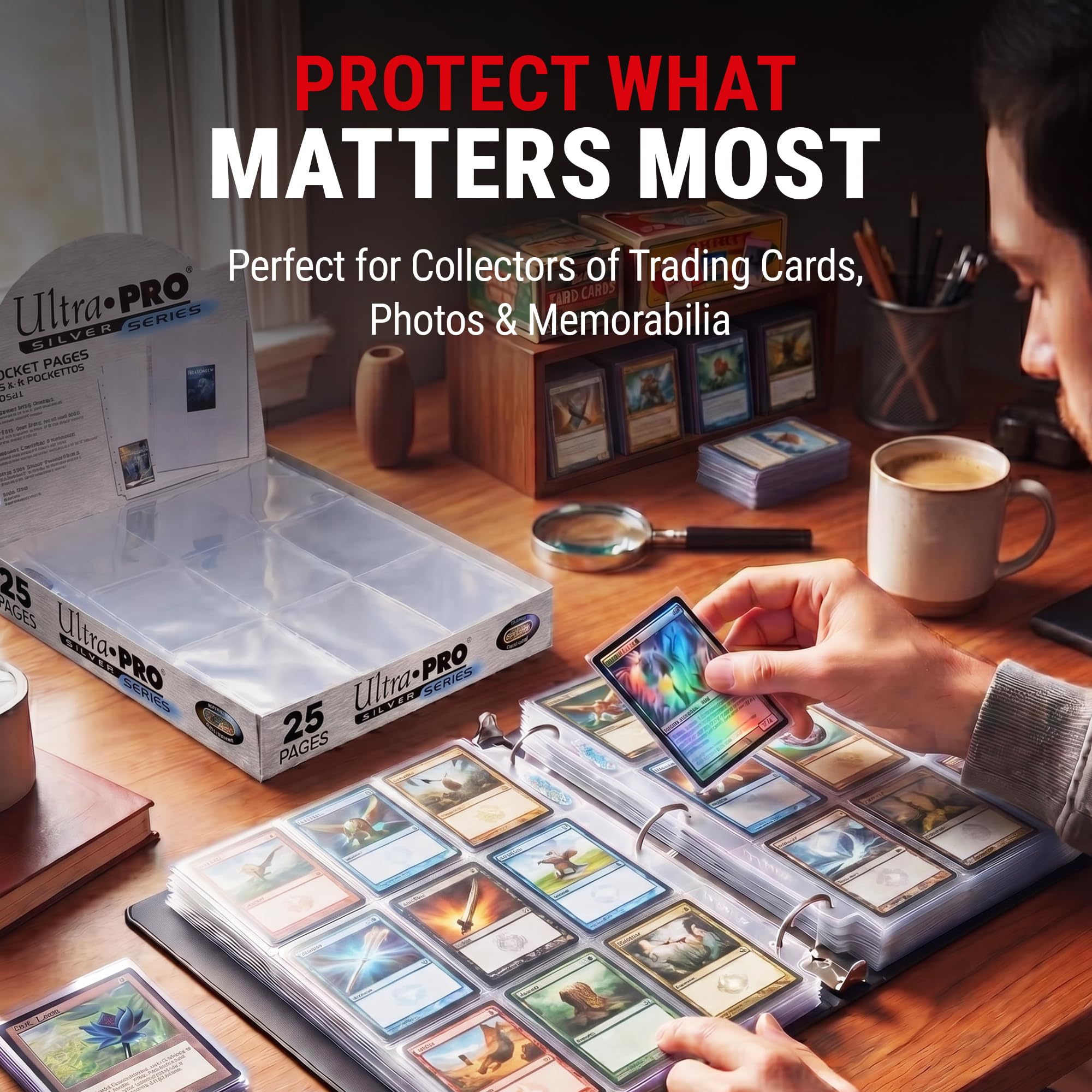 Amazon.com: Ultra Pro Card Pages for Binders – 9 Pocket Trading