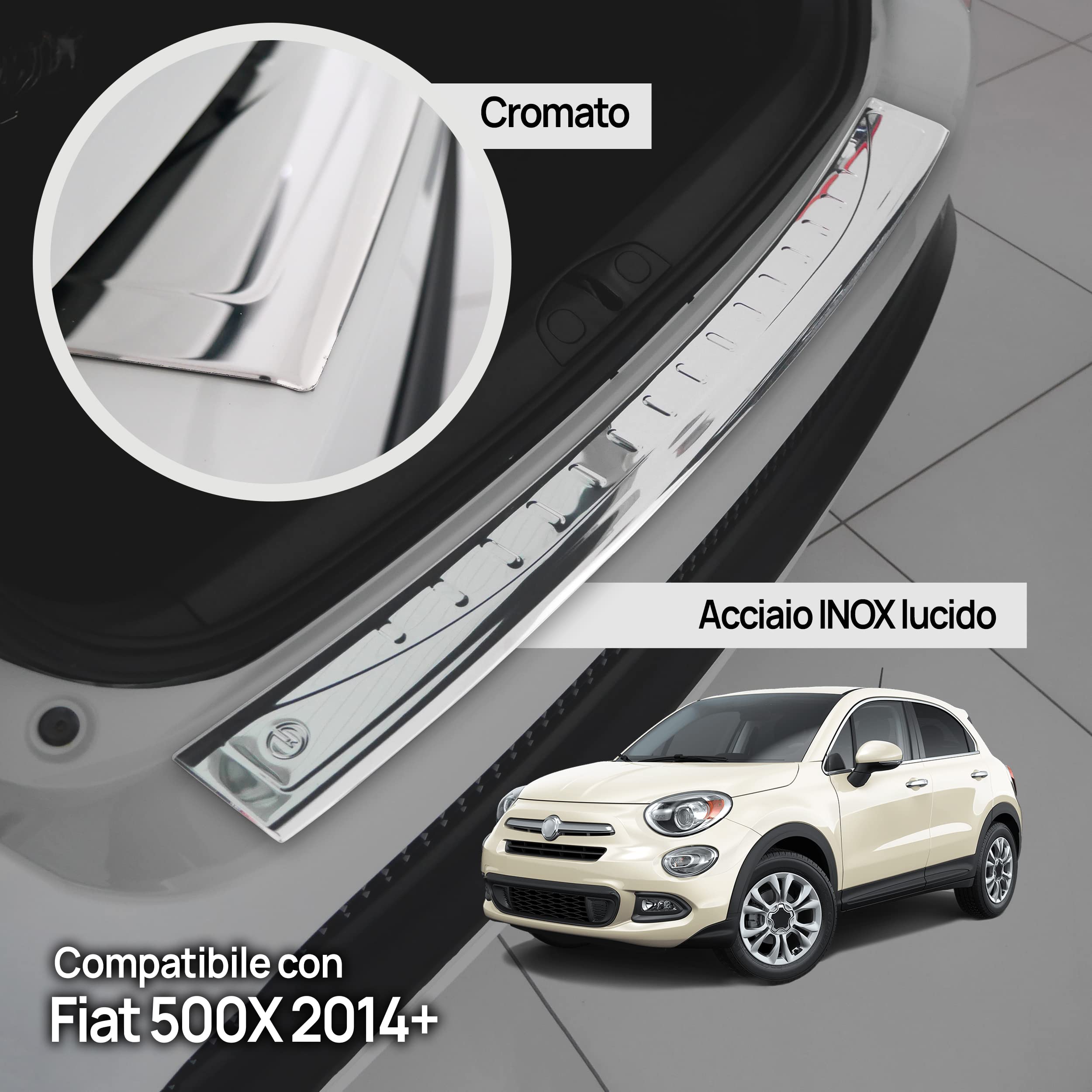 KUNIO Custodia TPU Morbida Per Chiave Auto Renault Kwid E Modelli Selezionati - Bordo Oro - 3
