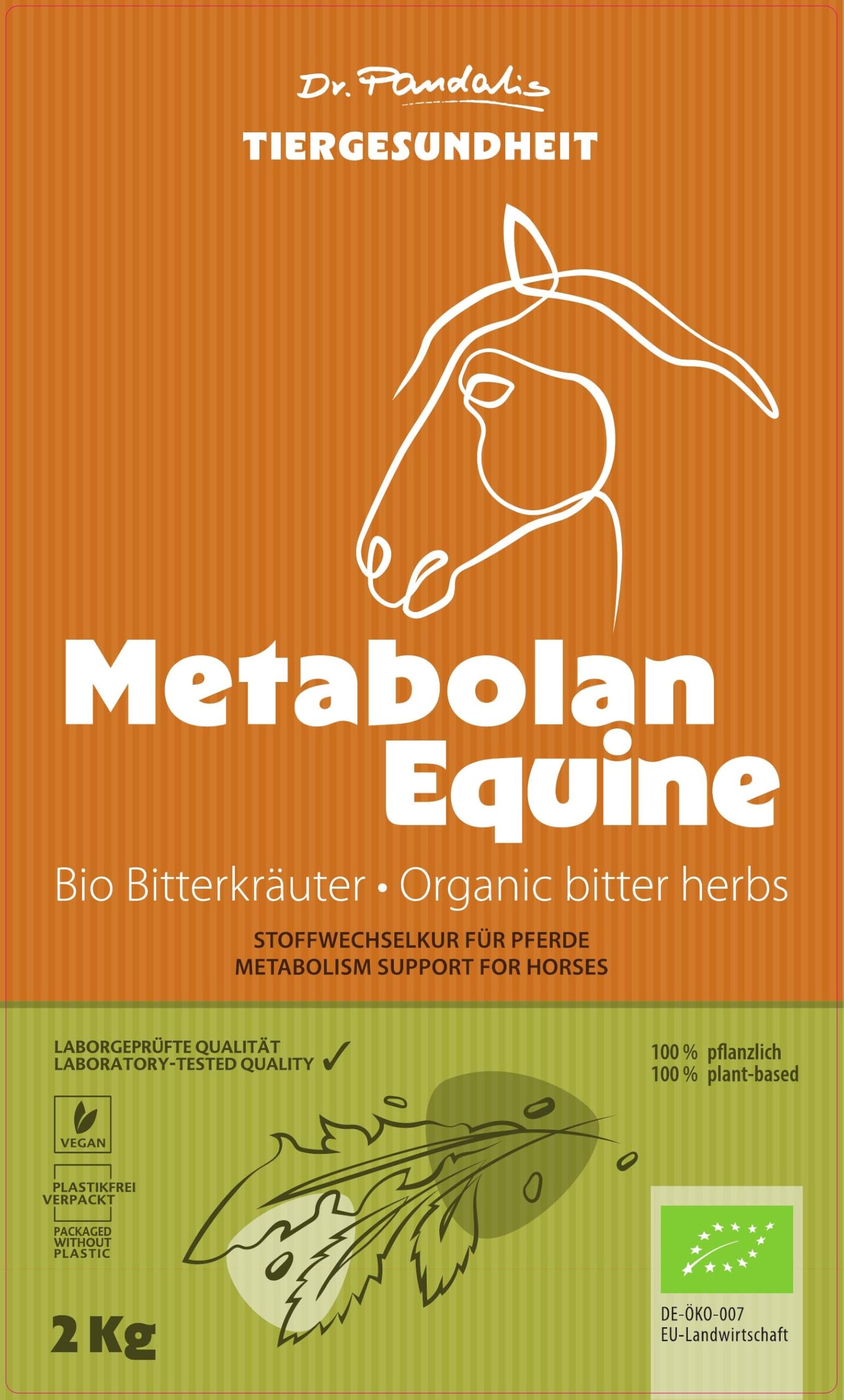 Dr. Pandalis Metabolan Equine Bio Bitterkräuter für Pferde 2 kg