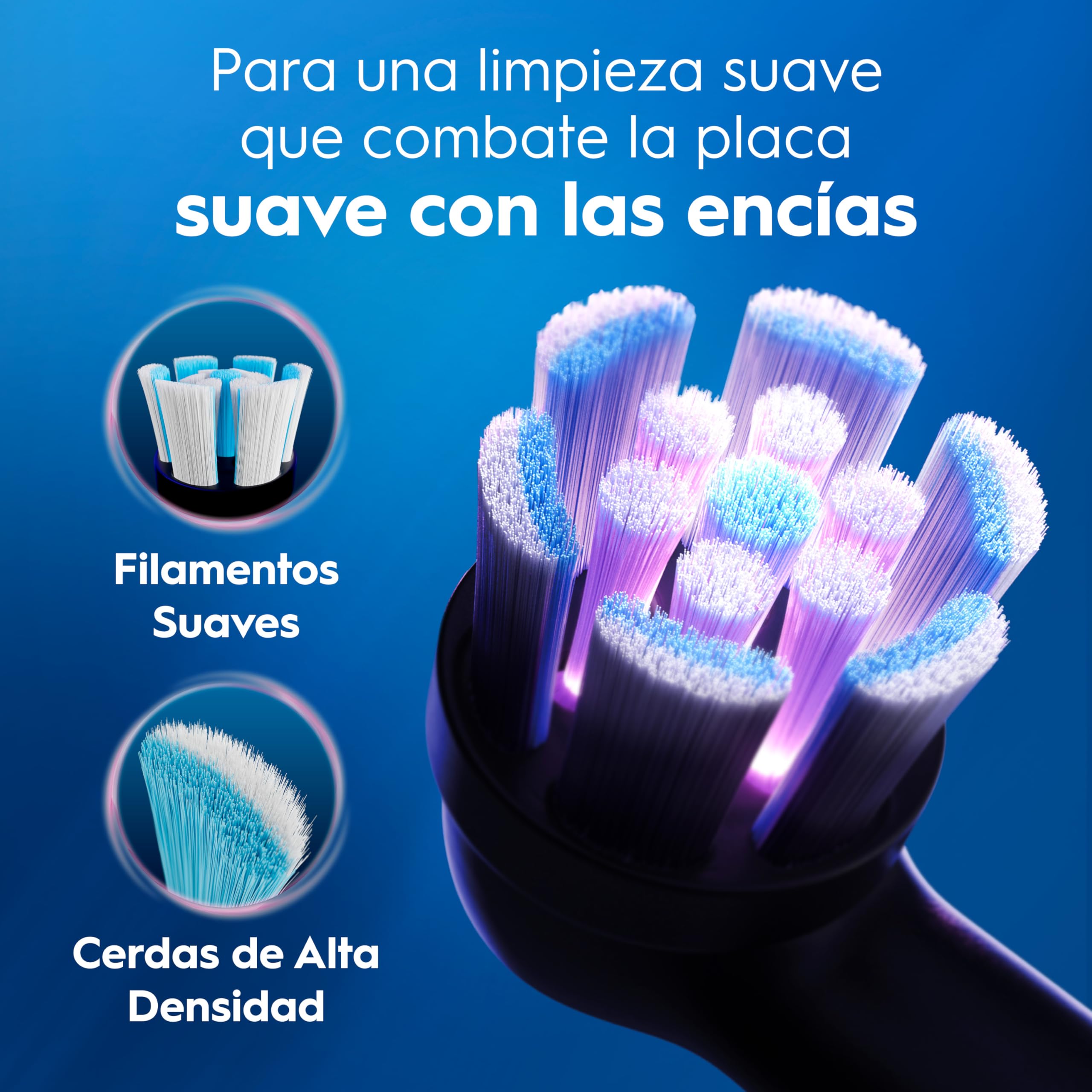 Oral-B iO 2 Cepillos de Dientes Eléctricos, Negro Y Rosa, Pack de 2, 2 Cabezales - 1 Estuche de Viaje, 1 Portarrecambios, 3 Modos de Cepillado, Sensor de Presión y Temporizador
