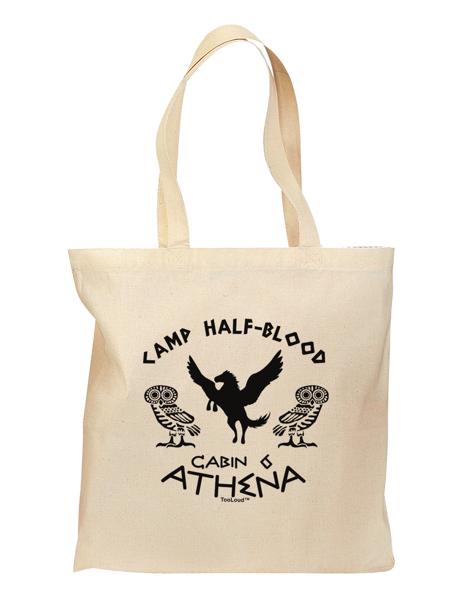 TOOLOUD Camp Half Blood Cabin 6 Athena Grocery Tote Bag