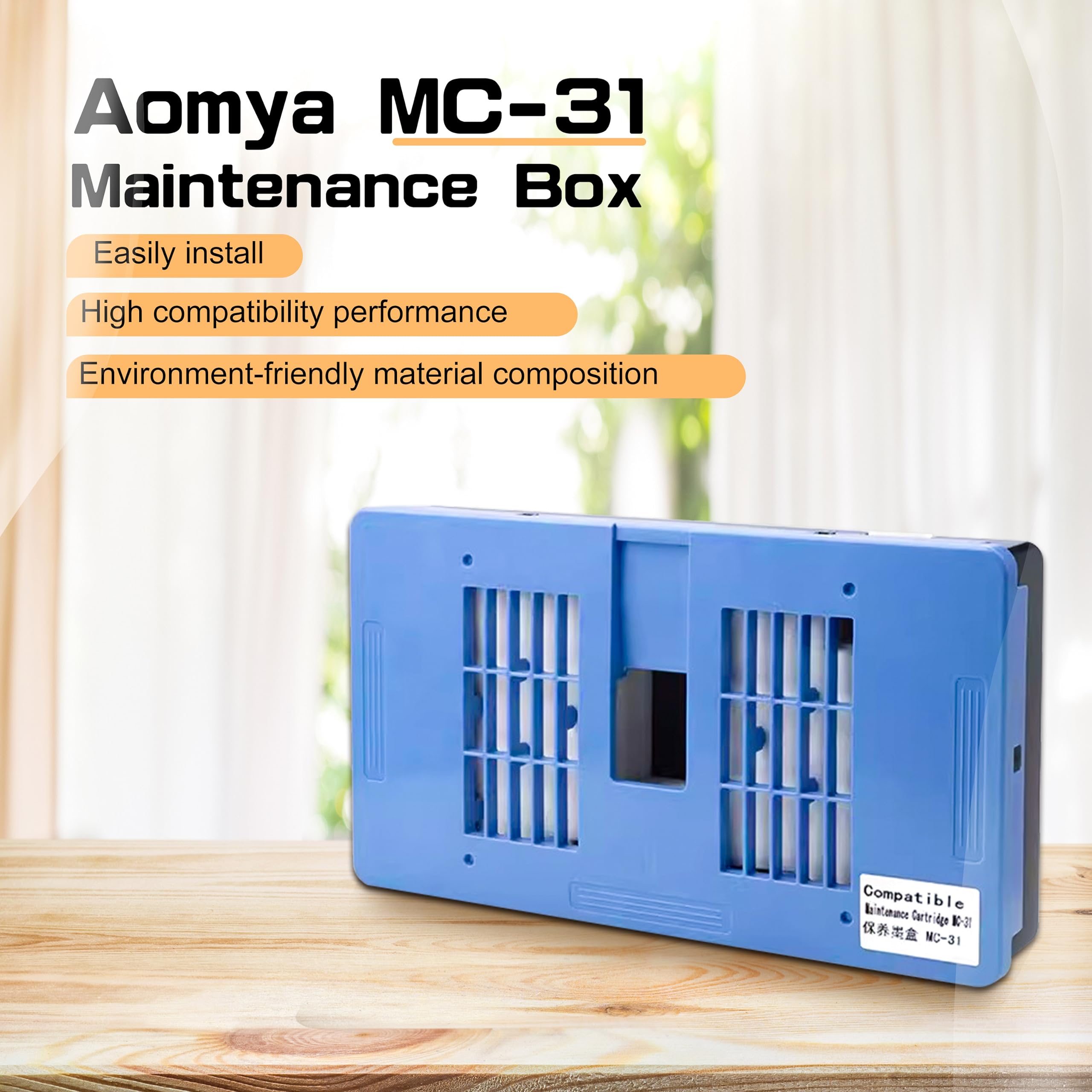 Aomya MC-31 - Cartuccia di manutenzione compatibile con stampanti Can imagePROGRAF TM-200/205/300/305 TM-5200/5205 TM-5300/5305 TA-20/30