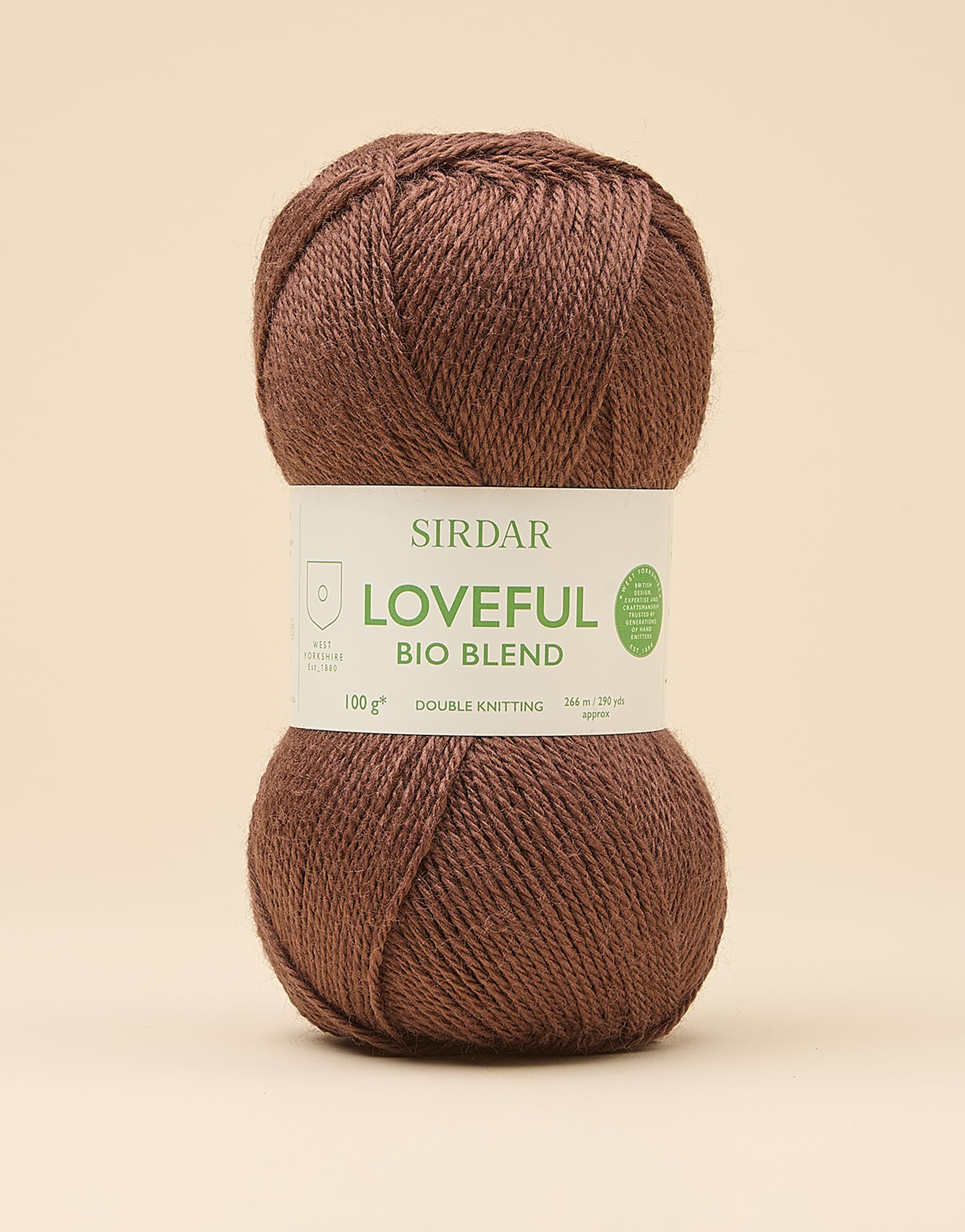 Sirdar Loveful 100% Bio Blend, Renovated Earth, 100g