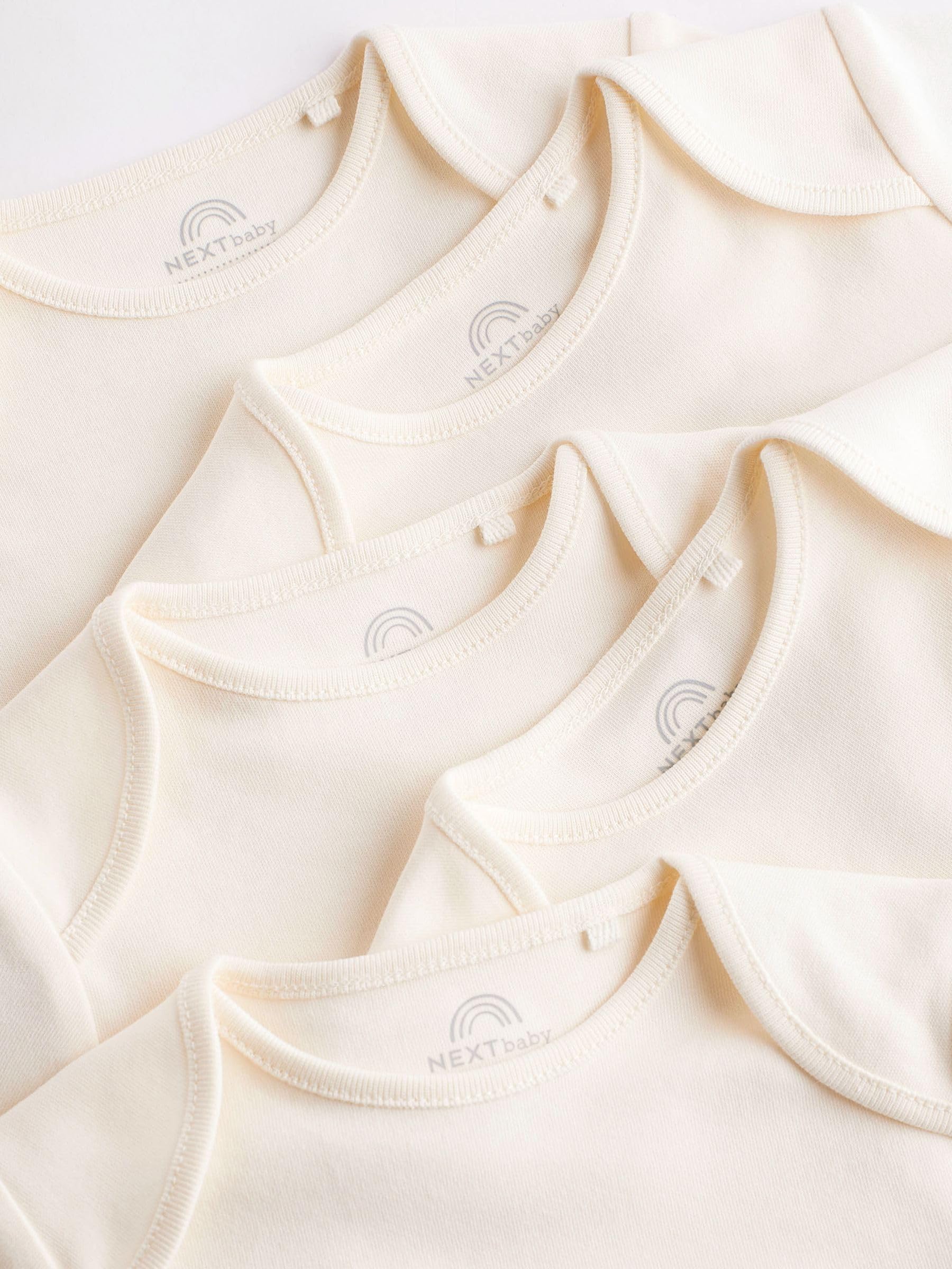 NEXT Noworodki unisex Zestaw 5 body niemowlęcych z długim rękawem Essential