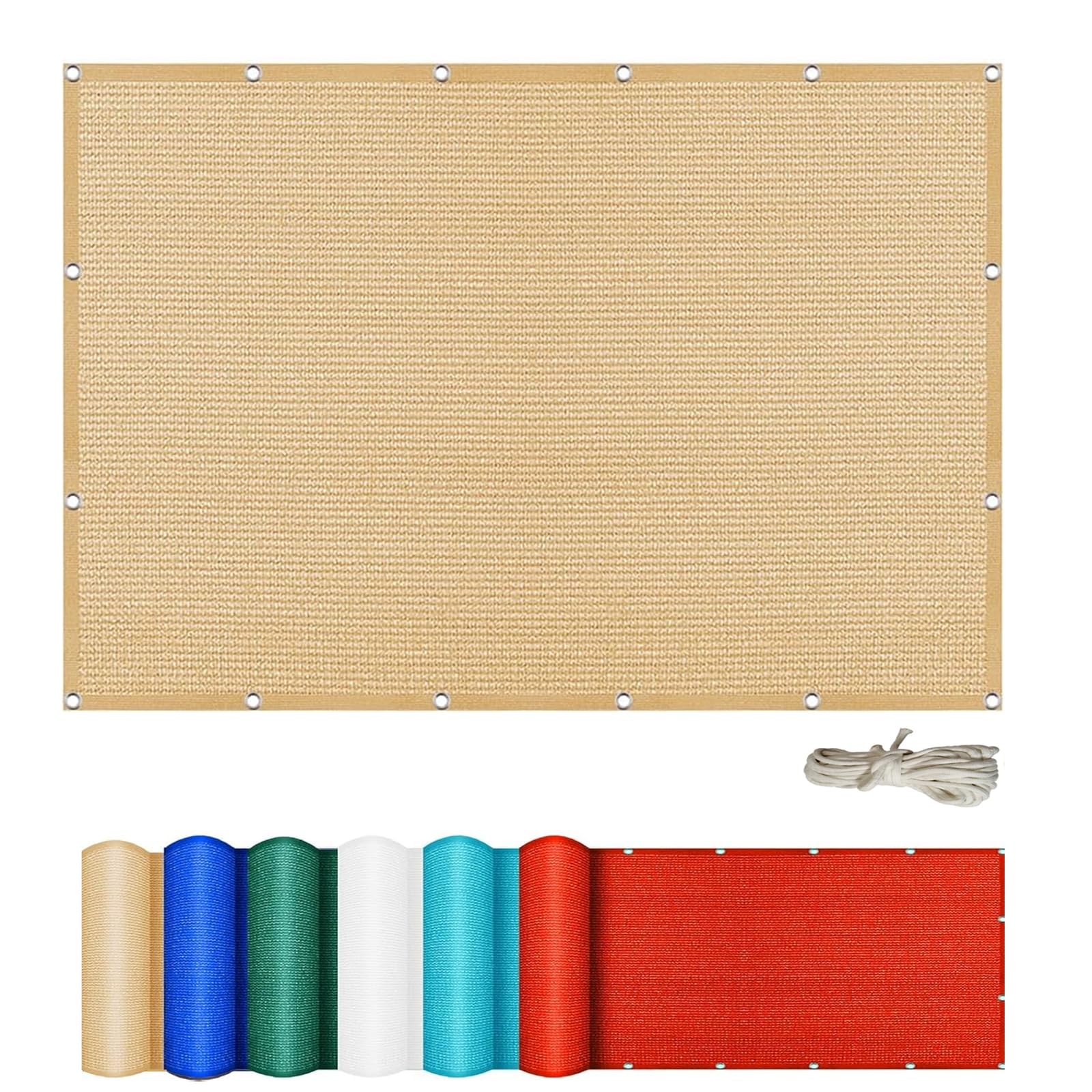 Voile d'ombrage anti-UV en HDPE respirant pour pergola et serre