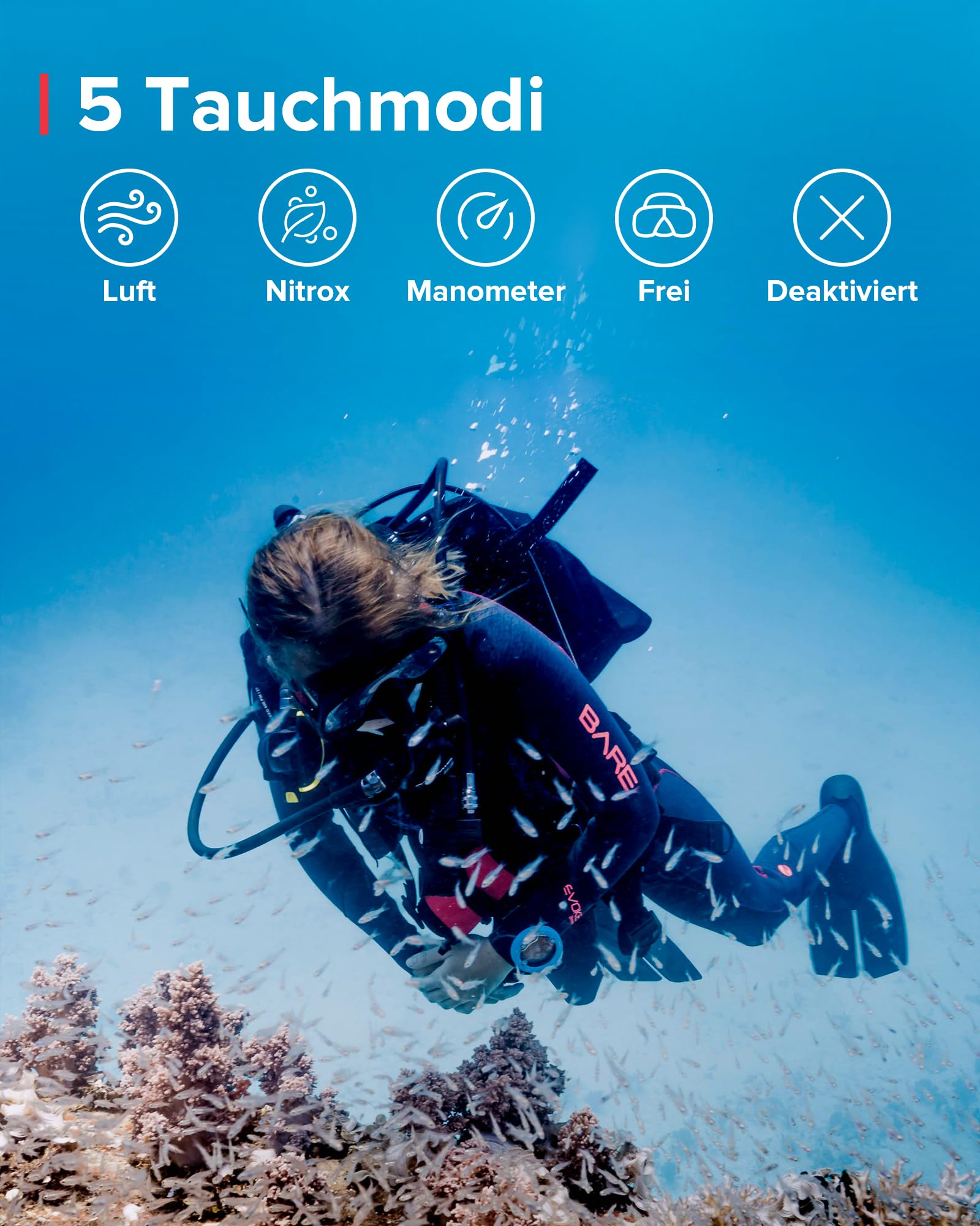 Suunto Dive Zoop Novo Tauchcomputer, grün