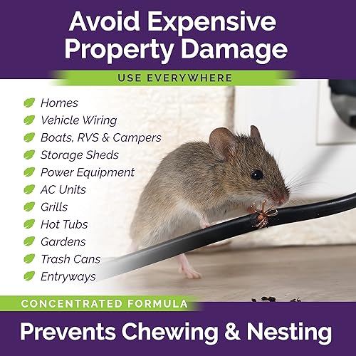 Miniatura 4 de Spray de aceite de menta para roedores más aceite de canela, repelente de ratones MAX Power para el hogar, caravanas, barcos, motores de automóvil,