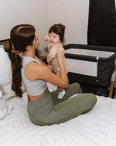 Miniatura 3 de HARPPA Moisés para bebé (cambiador de pañales + mosquitero incluido), cuna ajustable con almacenamiento para recién nacidos, cuna portátil con